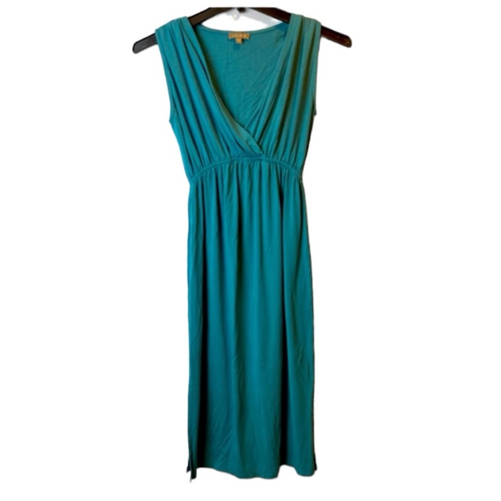 Lilla P Teal V Neck Dress Nursing